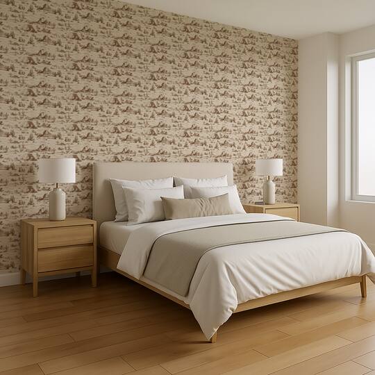 Designs Direct Area 51 Novelty Toile Peel & Stick Wallpaper